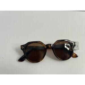 Foster Grant Ophelia Roe New Light Tortoise/Brown Polycarbonate Sunglasses